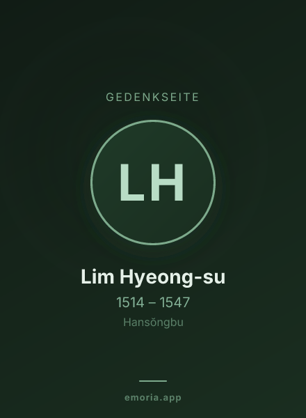 Gedenkportrait von Lim Hyeong-su