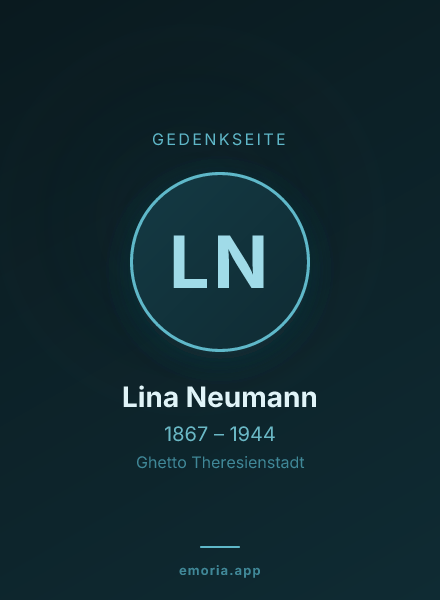 Gedenkportrait von Lina Neumann