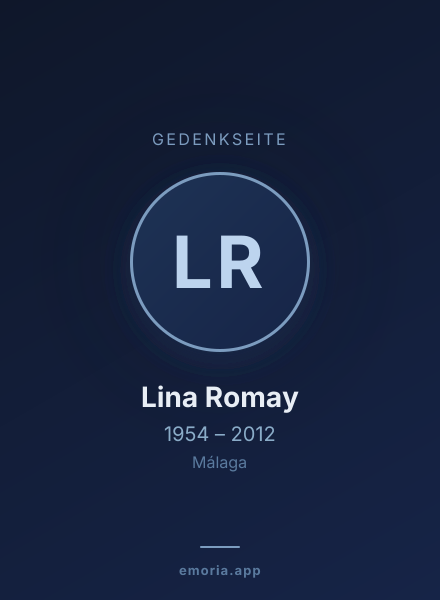 Gedenkportrait von Lina Romay