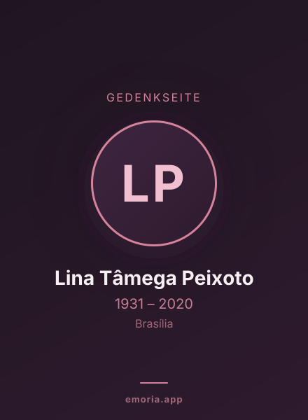Gedenkportrait von Lina Tâmega Peixoto