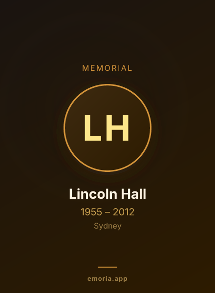 Memorial portrait of Lincoln Hall