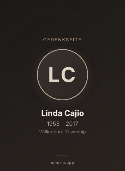 Gedenkportrait von Linda Cajio