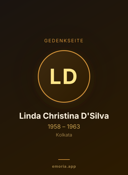Gedenkportrait von Linda Christina D'Silva