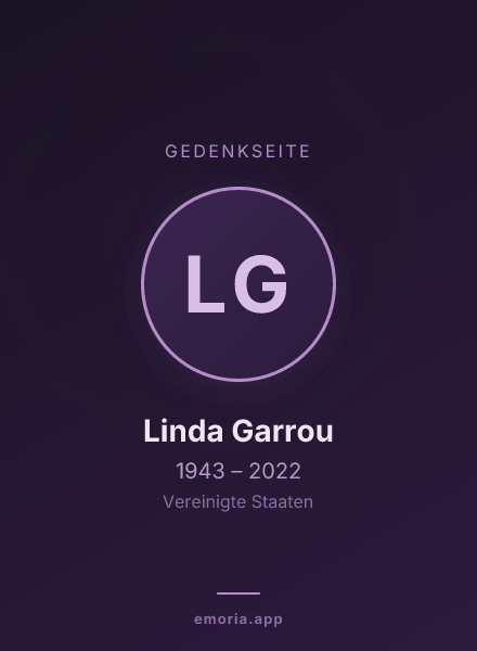 Gedenkportrait von Linda Garrou