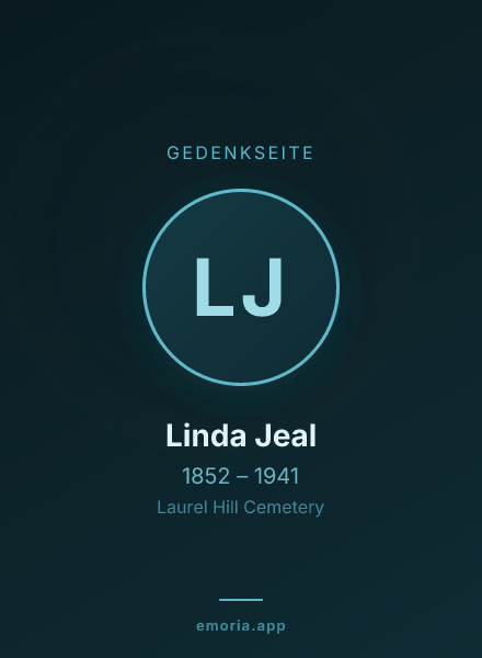 Gedenkportrait von Linda Jeal