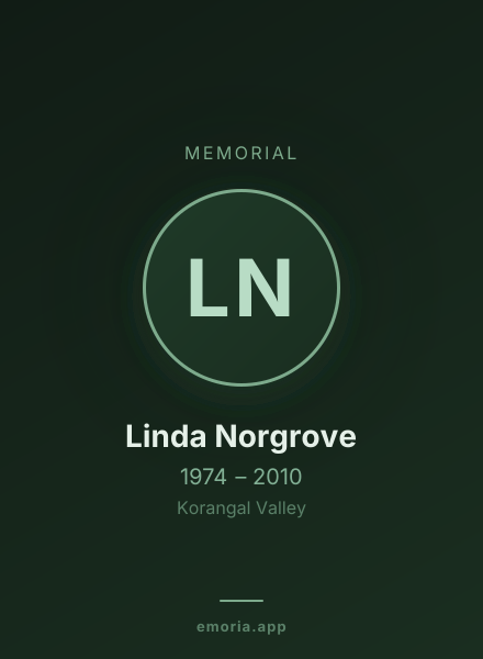 Memorial portrait of Linda Norgrove