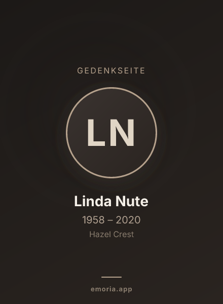 Gedenkportrait von Linda Nute