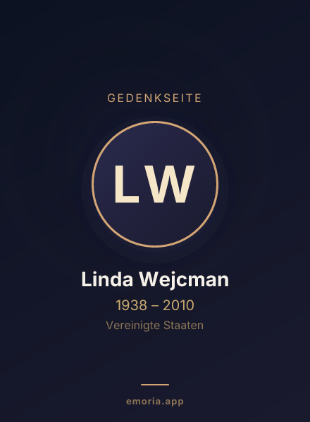 Gedenkportrait von Linda Wejcman