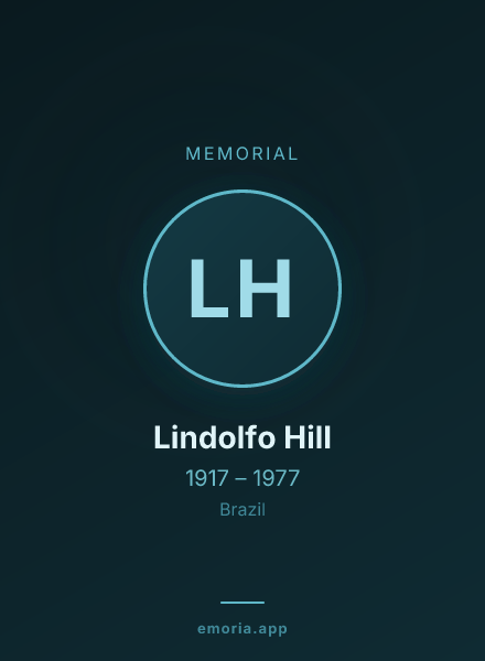 Memorial portrait of Lindolfo Hill
