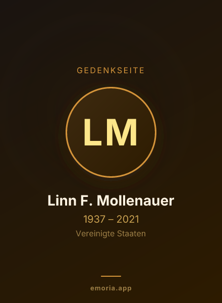 Gedenkportrait von Linn F. Mollenauer