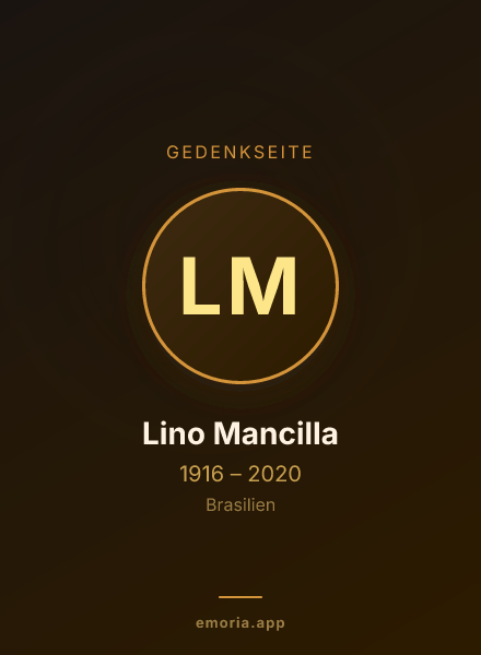 Gedenkportrait von Lino Mancilla