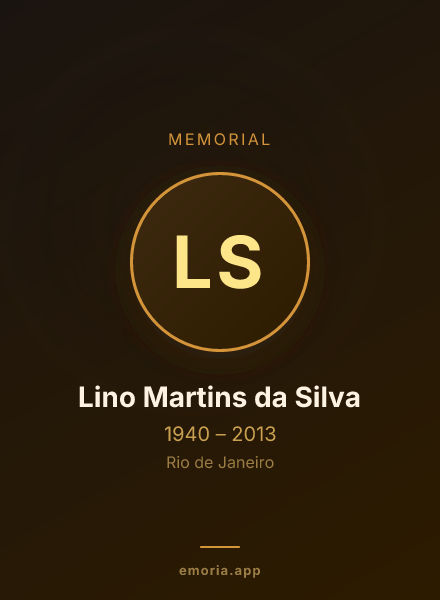 Memorial portrait of Lino Martins da Silva