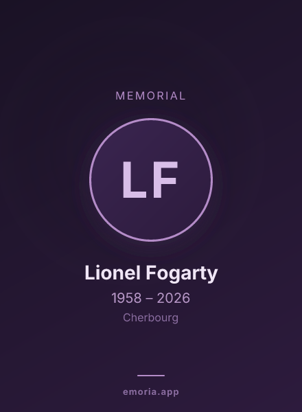 Memorial portrait of Lionel Fogarty