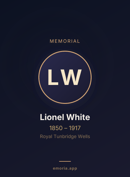 Memorial portrait of Lionel White