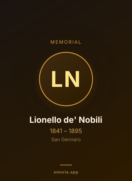 Memorial portrait of Lionello de' Nobili