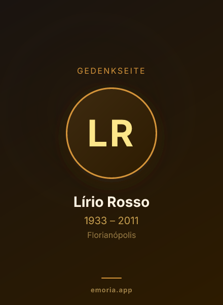 Gedenkportrait von Lírio Rosso
