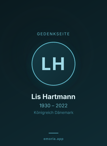 Gedenkportrait von Lis Hartmann