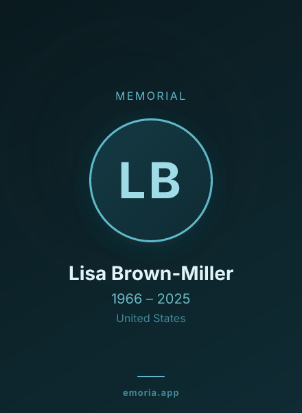 Memorial portrait of Lisa Brown-Miller