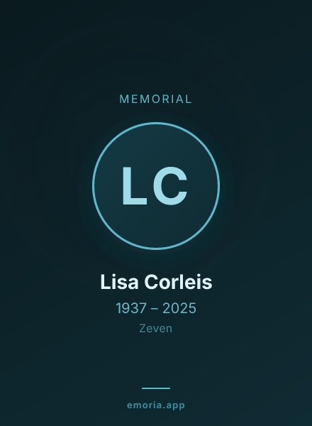 Memorial portrait of Lisa Corleis