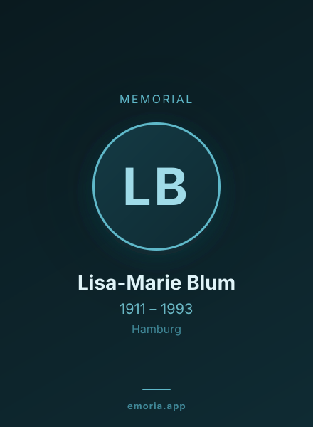 Memorial portrait of Lisa-Marie Blum