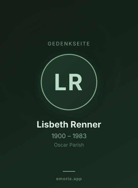 Gedenkportrait von Lisbeth Renner