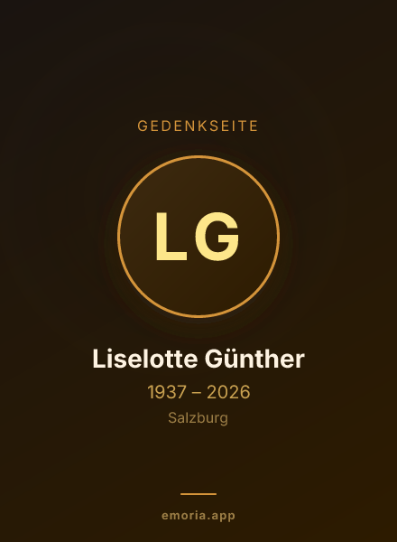 Gedenkportrait von Liselotte Günther