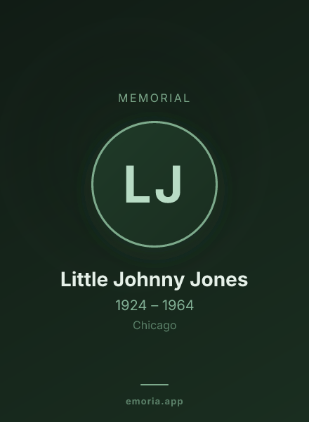Memorial portrait of Little Johnny Jones