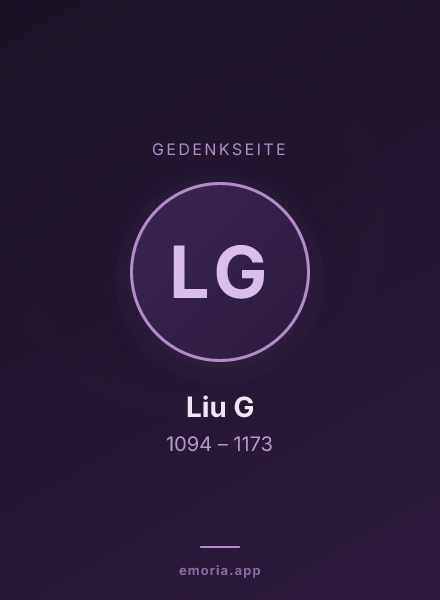 Gedenkportrait von Liu G