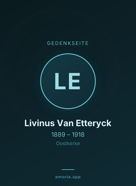 Gedenkportrait von Livinus Van Etteryck