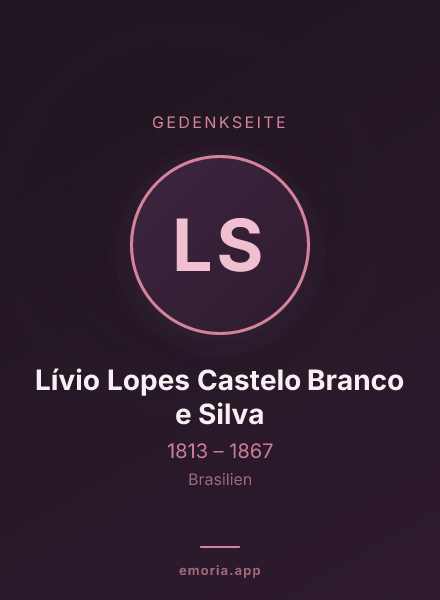 Gedenkportrait von Lívio Lopes Castelo Branco e Silva