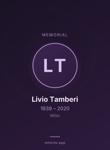 Memorial portrait of Livio Tamberi