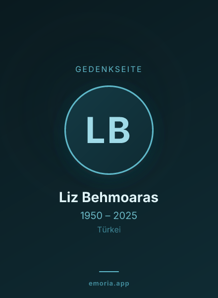 Gedenkportrait von Liz Behmoaras