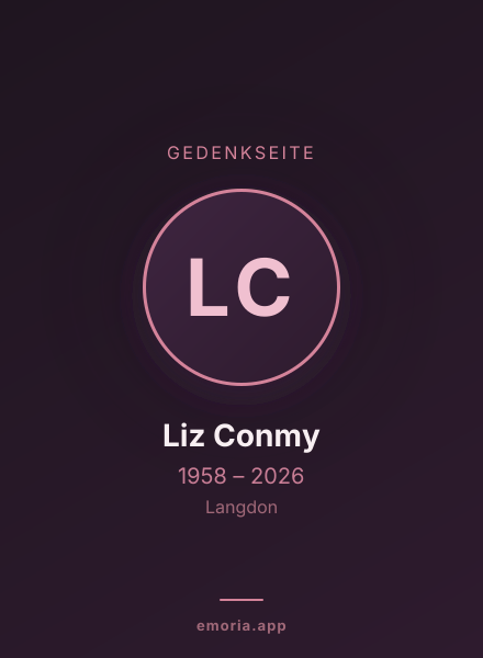 Gedenkportrait von Liz Conmy
