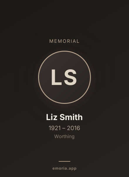 Memorial portrait of Liz Smith