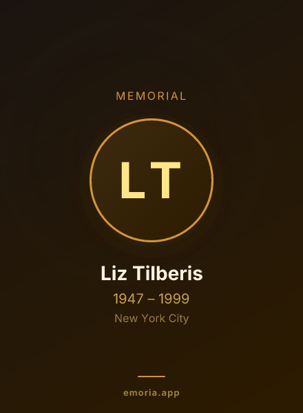 Memorial portrait of Liz Tilberis