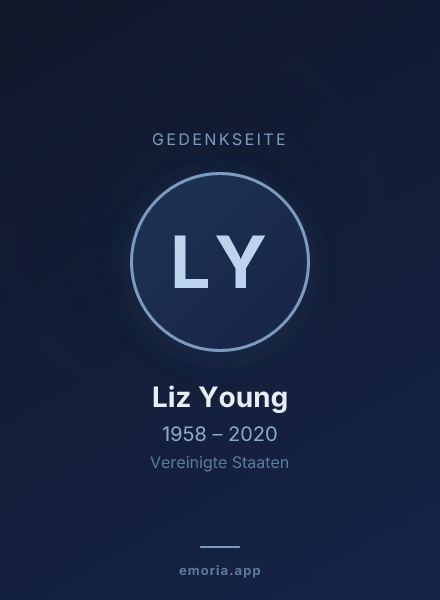 Gedenkportrait von Liz Young