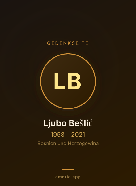 Gedenkportrait von Ljubo Bešlić