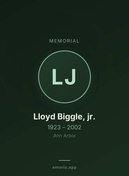 Memorial portrait of Lloyd Biggle, jr.
