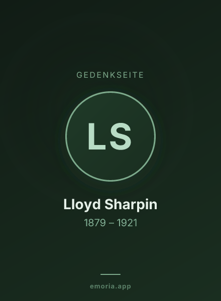 Gedenkportrait von Lloyd Sharpin