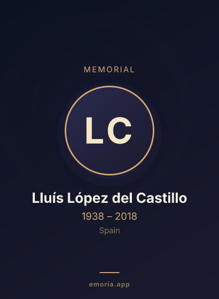 Memorial portrait of Lluís López del Castillo