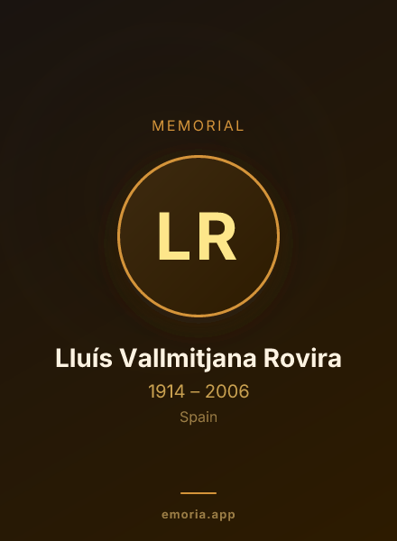 Memorial portrait of Lluís Vallmitjana Rovira