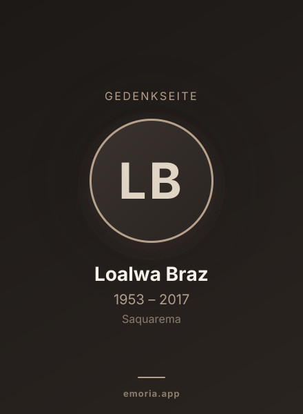 Gedenkportrait von Loalwa Braz
