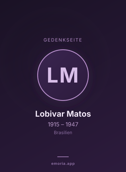 Gedenkportrait von Lobivar Matos
