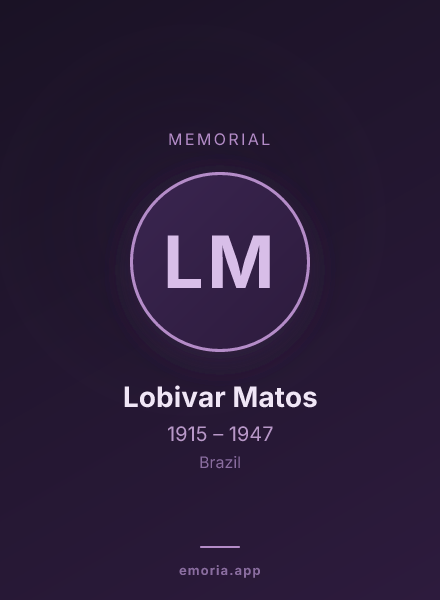 Memorial portrait of Lobivar Matos