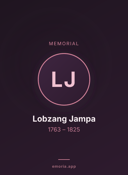 Memorial portrait of Lobzang Jampa