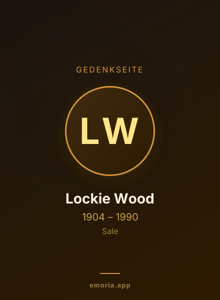 Gedenkportrait von Lockie Wood