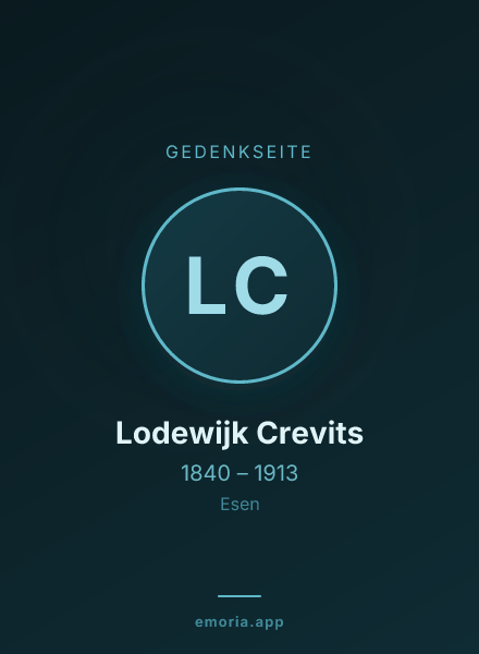 Gedenkportrait von Lodewijk Crevits