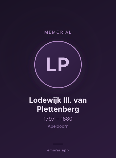 Memorial portrait of Lodewijk III. van Plettenberg