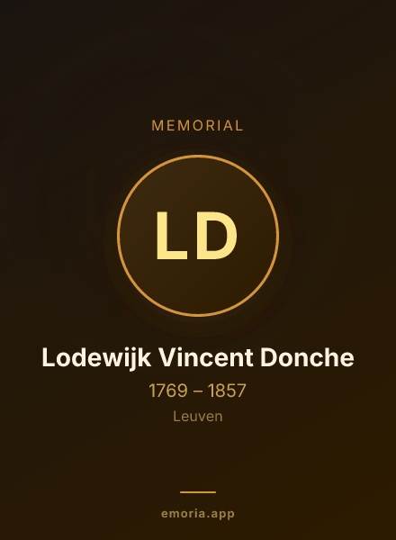 Memorial portrait of Lodewijk Vincent Donche