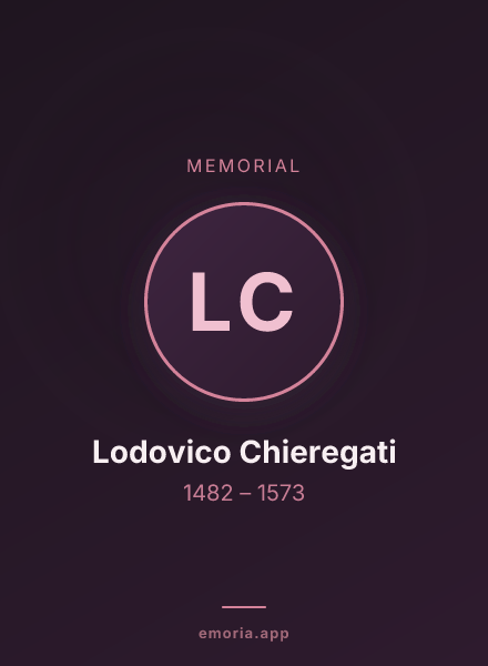 Memorial portrait of Lodovico Chieregati